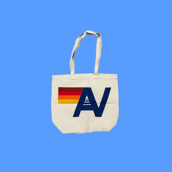 Aviator Nation Ultra Rare Palm Tree Festival Canvas Tote Bag - Picture 2 of 2